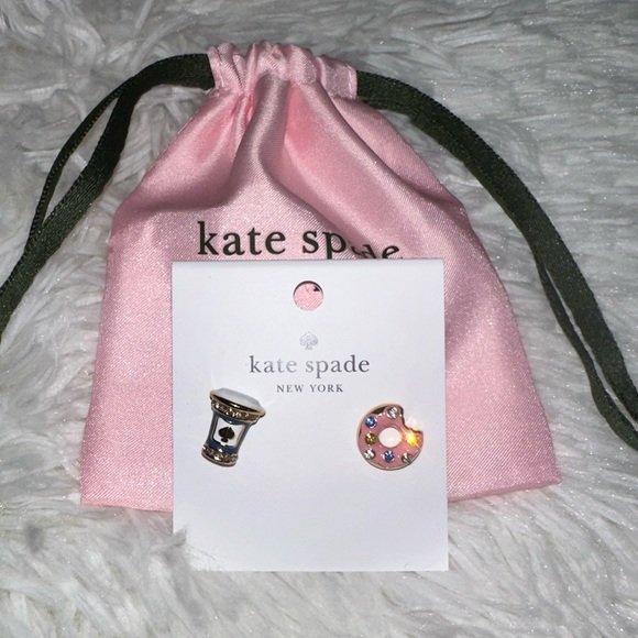 Kate Spade Coffee Break Asymmetrical Stud earrings - Picture 5 of 6